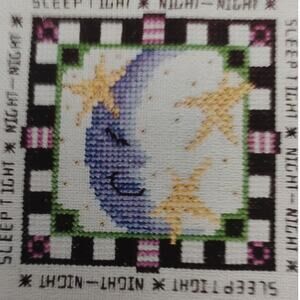 Black Swan Designs Sleep Tight Moon Cross Stitch Pattern